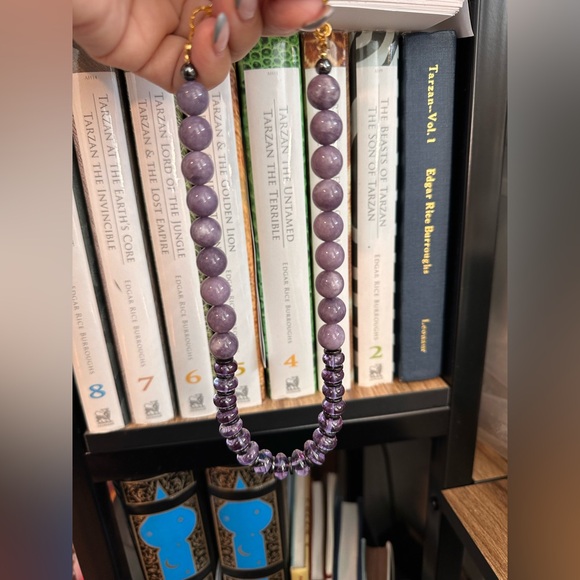 ALEXANDRITE + LAVENDERS CHALCEDONY NECKLACE - Picture 12 of 16